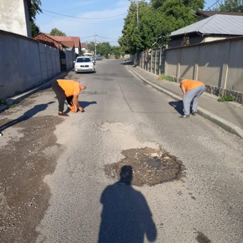 lucrări de reparații pe șoseaua Alexandria, finalizate de primăria sectorului 5