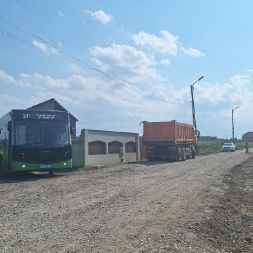 Restricții pentru linia 24 de autobuze în Stupini din cauza lucrărilor de infrastructură