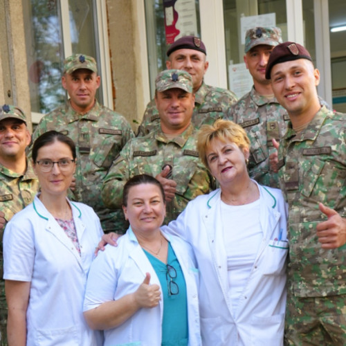 militari din divizia 4 infanterie "gemina" au donat sânge pentru a marca 109 ani de la înființare
