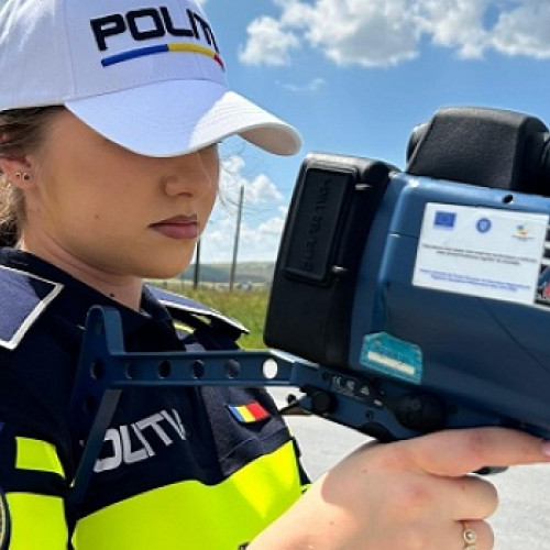 campanie europeană ROADPOL - SPEED: polițiștii din Satu Mare au verificat viteza șoferilor