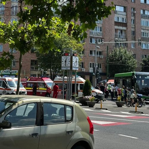 incident rutier pe strada toamnei din brasov