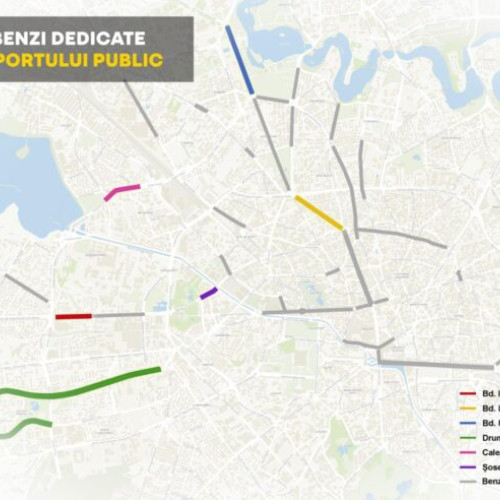 Primăria București va extinde rețeaua de benzi dedicate transportului în următoarele săptămâni