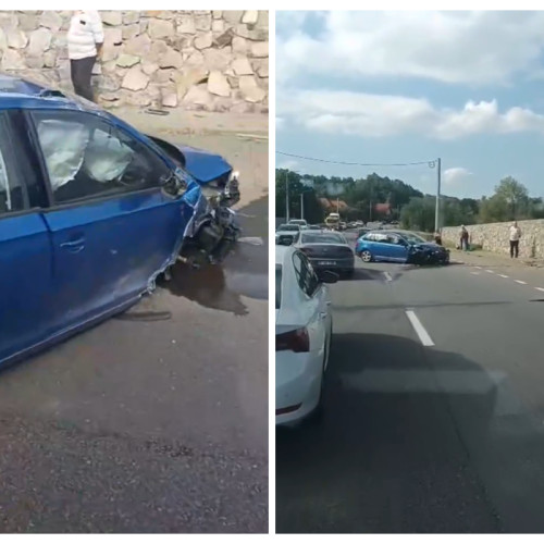 Accident rutier grav în Feleacu, traficul afectat timp de zeci de minute
