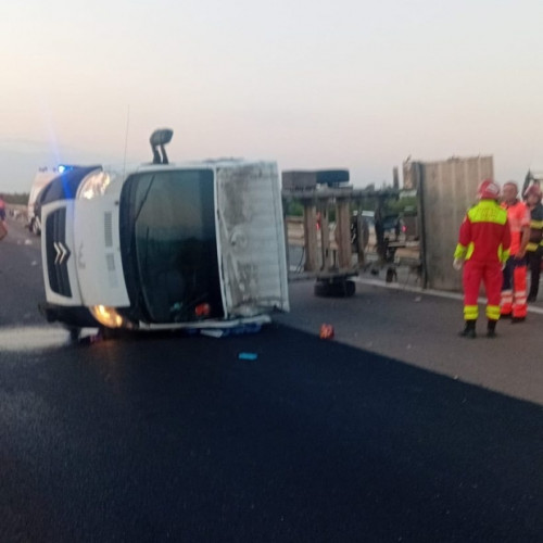 accident grav pe autostrada București – Pitești, în județul Dâmbovița