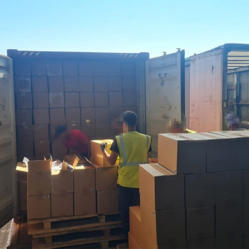 captură record de tigarete în portul Constanța