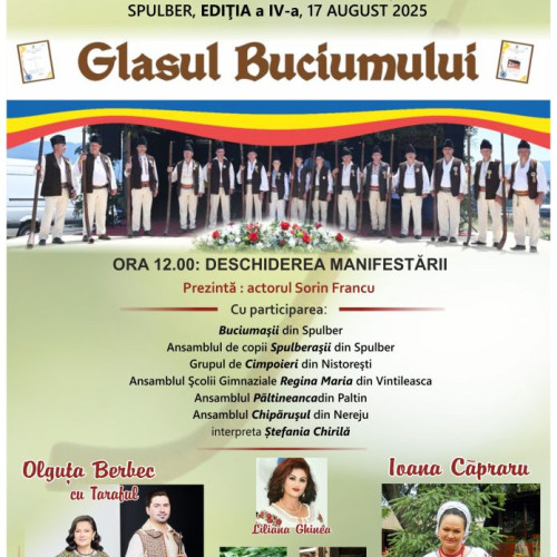 festivalul folcloric glasul buciumului în vrancea, ajuns la a patra ediție