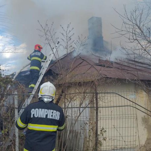 explozie și incendiu la o locuință din comuna Letea Veche