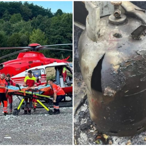 explozie și incendiu în Letea Veche, județul Bacău, soldate cu mai multe victime