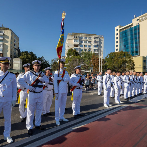 Galati sărbătorește Ziua Marinei Române cu parade și ceremonii pe malul Dunării