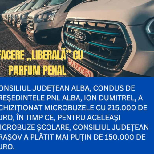 scandal privind achiziția microbuzelor școlare electrice la Alba: preț dublu față de valoare