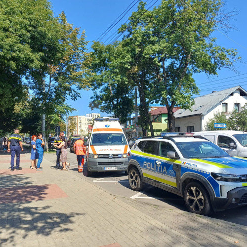 Accident pe bulevardul Mihai Eminescu din Botoșani