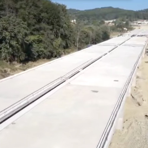 progres semnificativ pe șantierul autostrăzii Sibiu-Pitești, lotul 4