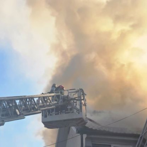Incendiu la o casă din Codlea