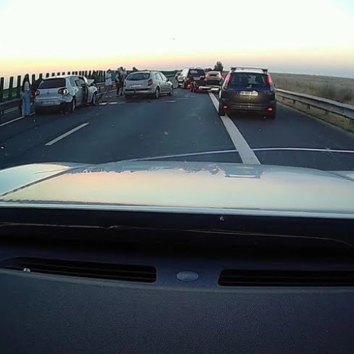 accident pe autostrada A2 între București și Constanța