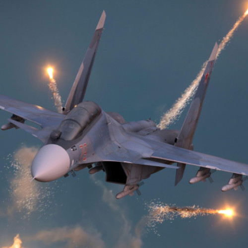 Avion de vânătoare rus Suhoi Su-30SM prăbușit în apropierea Insulei Serpilor