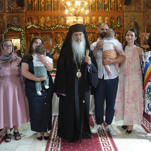 Înălțarea Maicii Domnului: părinți spirituali și botez pentru doi copii în comuna Cumpana