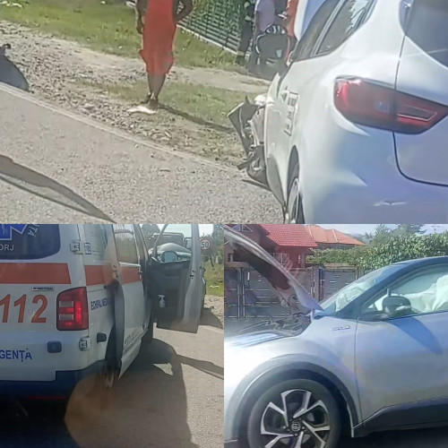 accident rutier în Poienari, județul Gorj
