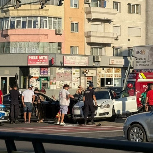 accident rutier la intersecția străzilor republicii cu chimiei
