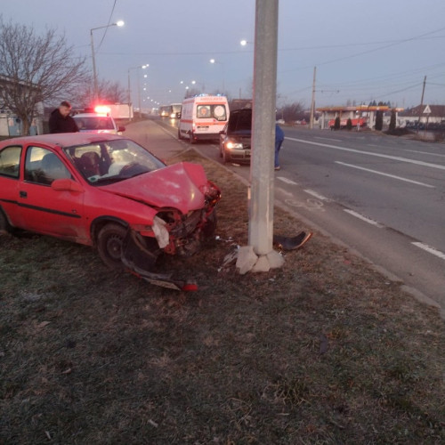 Victimă în urma unui accident în zona RAR, vârstă de 70 de ani, transportată la UPU-SMURD în Arad