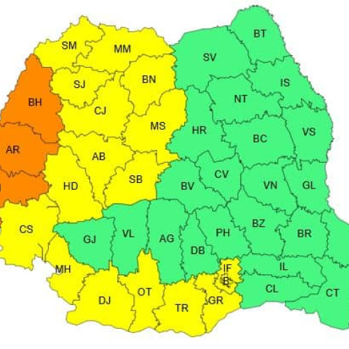 Val de caniculă în România: avertizare de cod portocaliu și galben emise de meteorologi