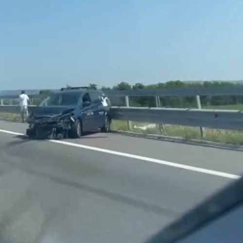 Accident pe autostradă între Alba Iulia și Aiud