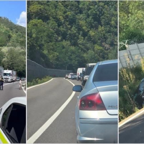 accident pe DN 7 Valea Oltului în apropierea localității Caineni