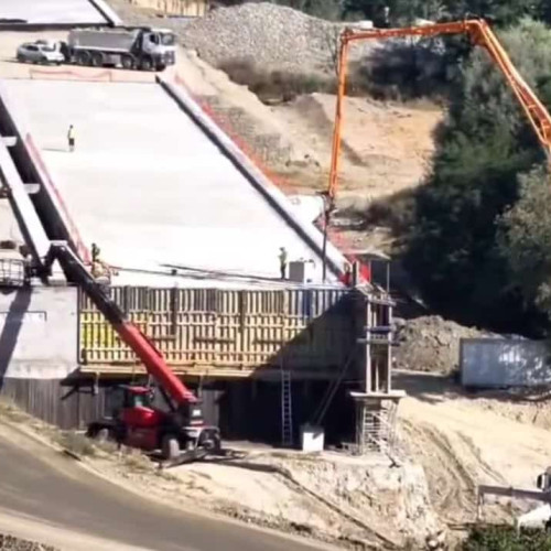 progress al lucrărilor pe autostrada Sibiu - Pitești: aproape 77% pe lotul Tigveni - Curtea de Argeș