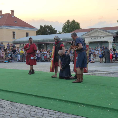 targul de sclavi de la festivalul român apulum din alba Iulia