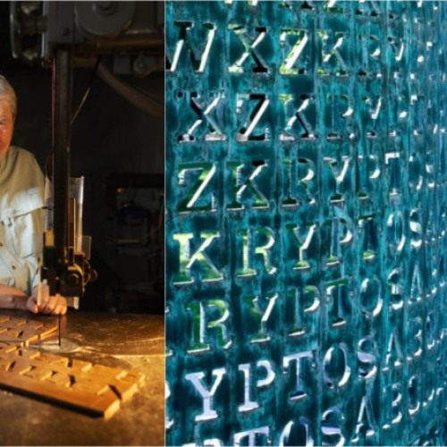 articol despre misterul sculpturii kryptos de la CIA