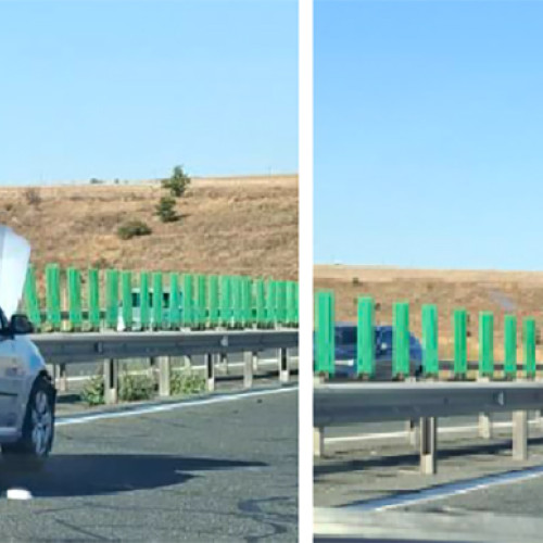 Accident rutier pe autostrada A2 în județul Constanța