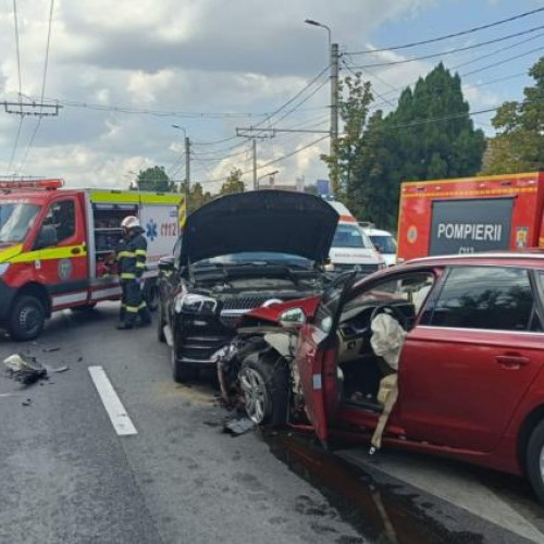 Accident grav pe drumurile din Cluj, două persoane rănite