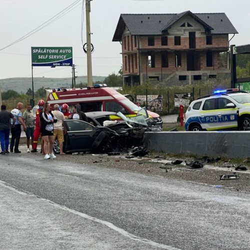 Accident cu patru victime în Bistrița-Năsăud