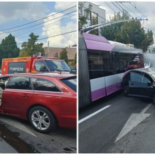 Accident pe strada Traian Vuia din Cluj-Napoca
