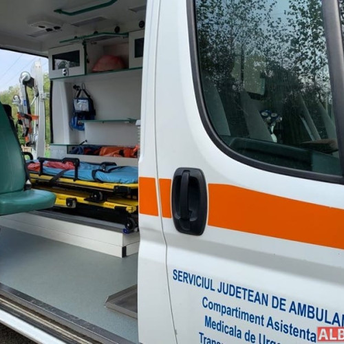 accident rutier la Alba Iulia, luni după-amiaza