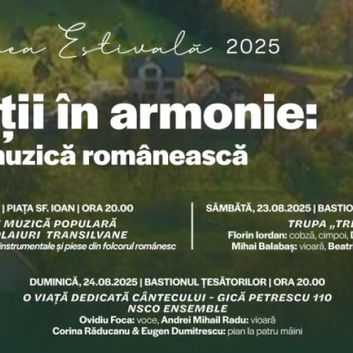 Traditii în armonie: seri de muzică românească la Brașov
