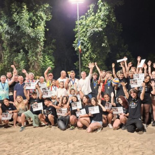 râmnicu siret a găzduit ediția a III-a a turneului de volei pe nisip