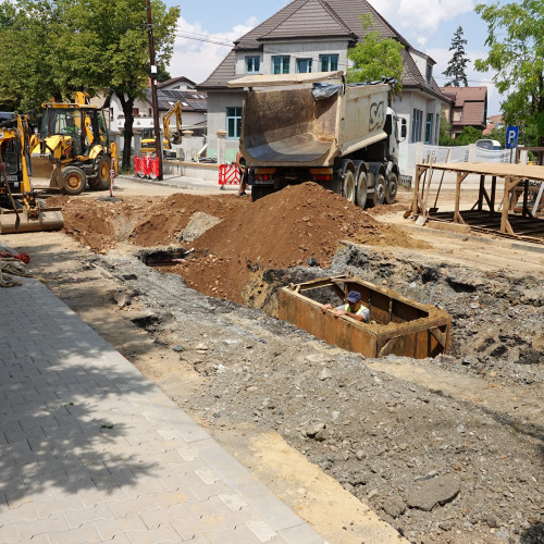 Noi lucrări de modernizare în Sibiu, pe străzile și rețelele de utilități