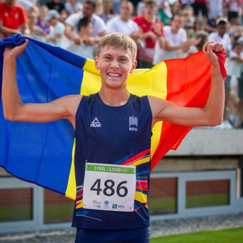 Alin Mihai Savlovschi, campion național la U20 la 3.000 m obstacole, promite un viitor strălucit în atletism