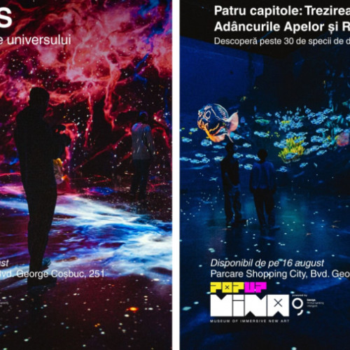 show-uri educative noi la MINA Pop-Up Galați: cosmos și dinozauri