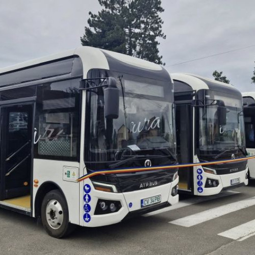 Autobuze electrice și stații de încărcare noi pentru transportul public în Buzău