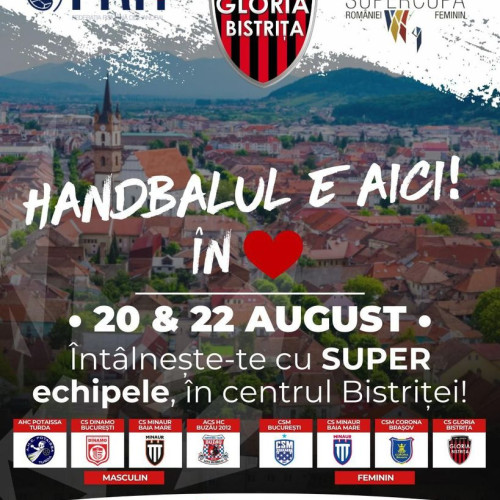 Echipele de handbal masculin și feminin vor participa la evenimente pentru suporteri în această săptămână