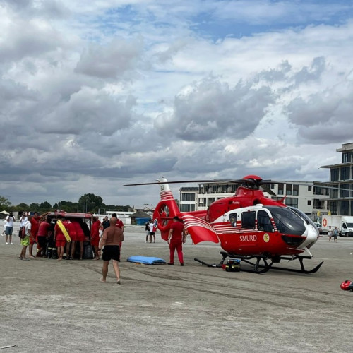 Bărbat resuscitat după incident la fața locului