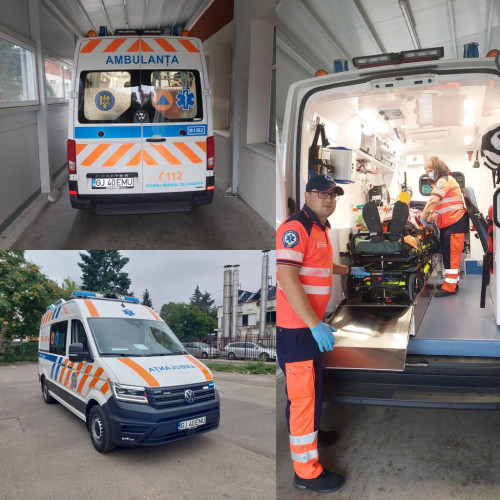 Serviciul judetean de ambulanta gorj a primite prima autospeciala performanta dintr-un lot de noua