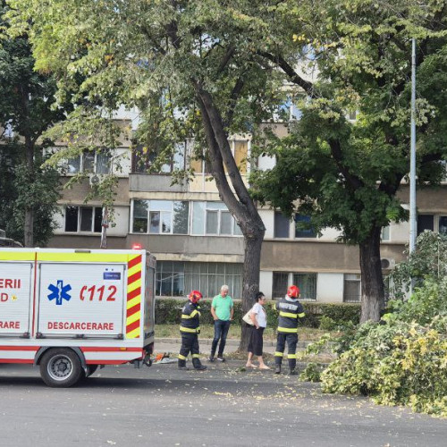 Trafic blocat după un accident rutier în Eforie