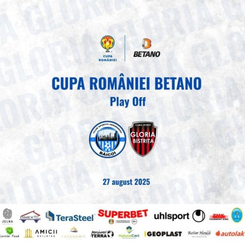 Gloria Bistrița are meci în deplasare cu CSO Baicoi, echipă din Liga 3 județul Prahova, și pleacă cu șanse bune pentru calificarea în grupele competiției, consideră antrenorul Cristian Pustai.