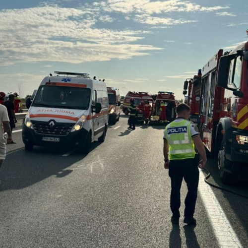 accident grav pe autostrada A3 București-Ploiești