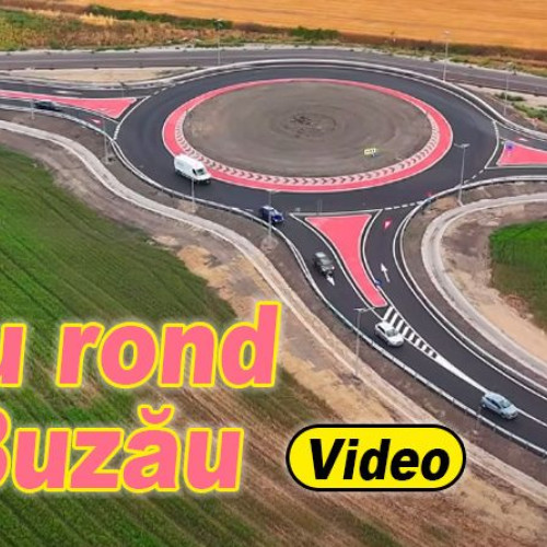 Circulație deschisă pe noul rond și noul pod din apropierea parcului industrial de la Frăsinu