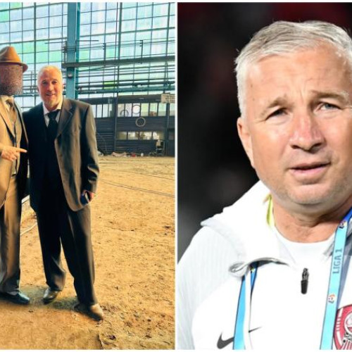 dan petrescu, întâlnire neașteptată cu un fan celebru la filmările pentru o reclamă