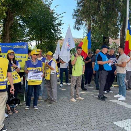 proteste ale cadrelor didactice în Alba Iulia pentru respectarea drepturilor și salarizării corecte