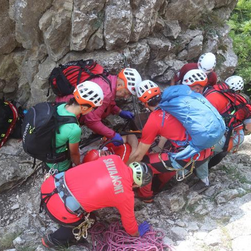 exercițiu de salvare în cheile turzii pentru salvamontiștii clujeni